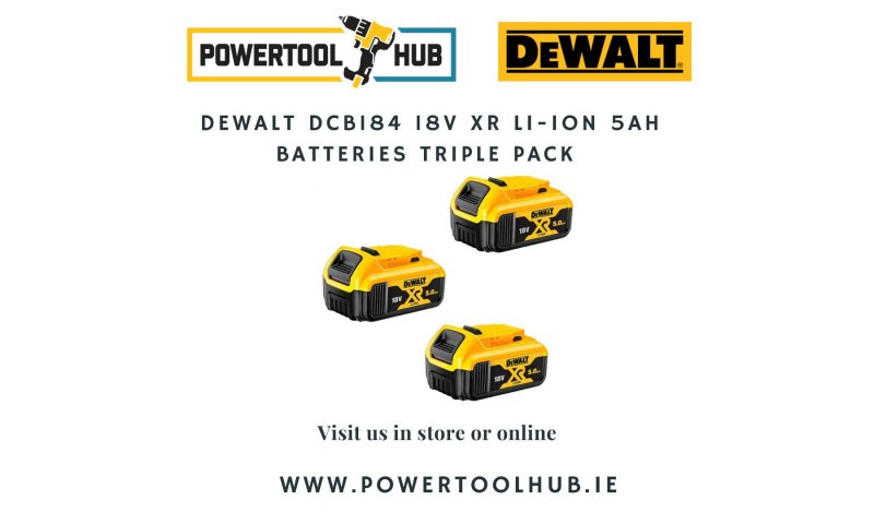 Pack baterías Dewalt 18V 5Ah
