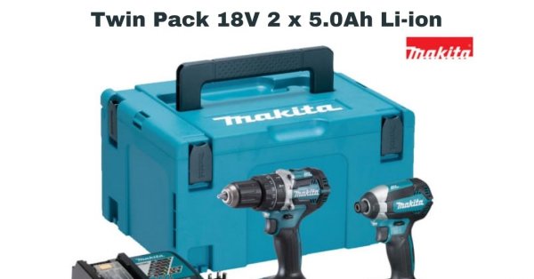 Makita 5.0 best sale ah twin pack