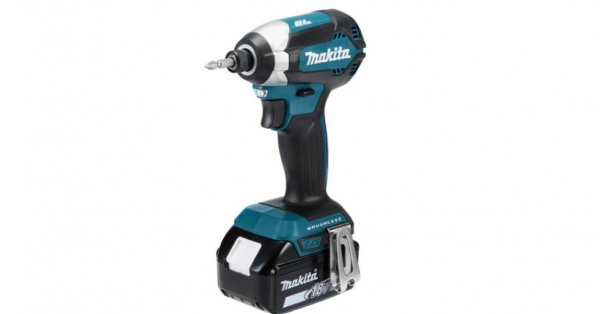 DTW300 Makita 18v Brushless Impact Wrench, 1/2 Drive, c/w 2 x 5Ah