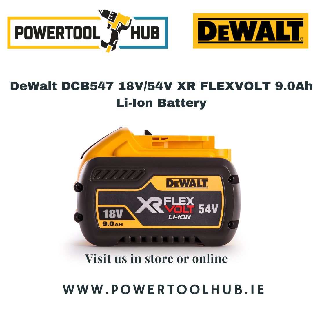 Batterie 18V/54 V Li-Ion XR FLEXVOLT 9,0 Ah - DEWALT DCB547
